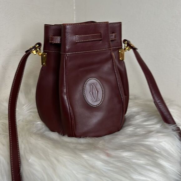 💯Authentic Cartier Drawstring Shoulder Bag🍀 - Picture 3 of 15